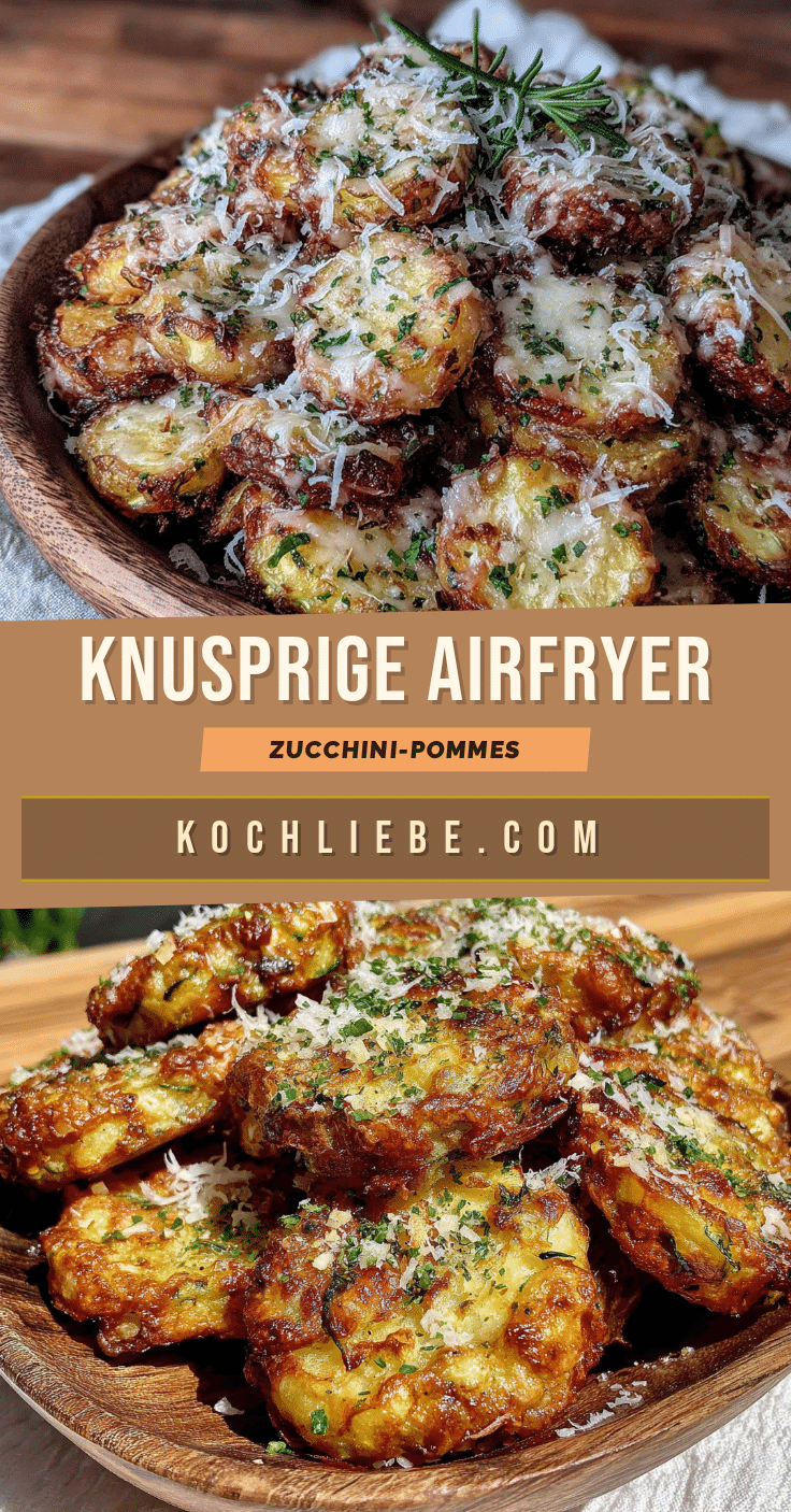 Airfryer Zucchini-Pommes mit Parmesan recipe