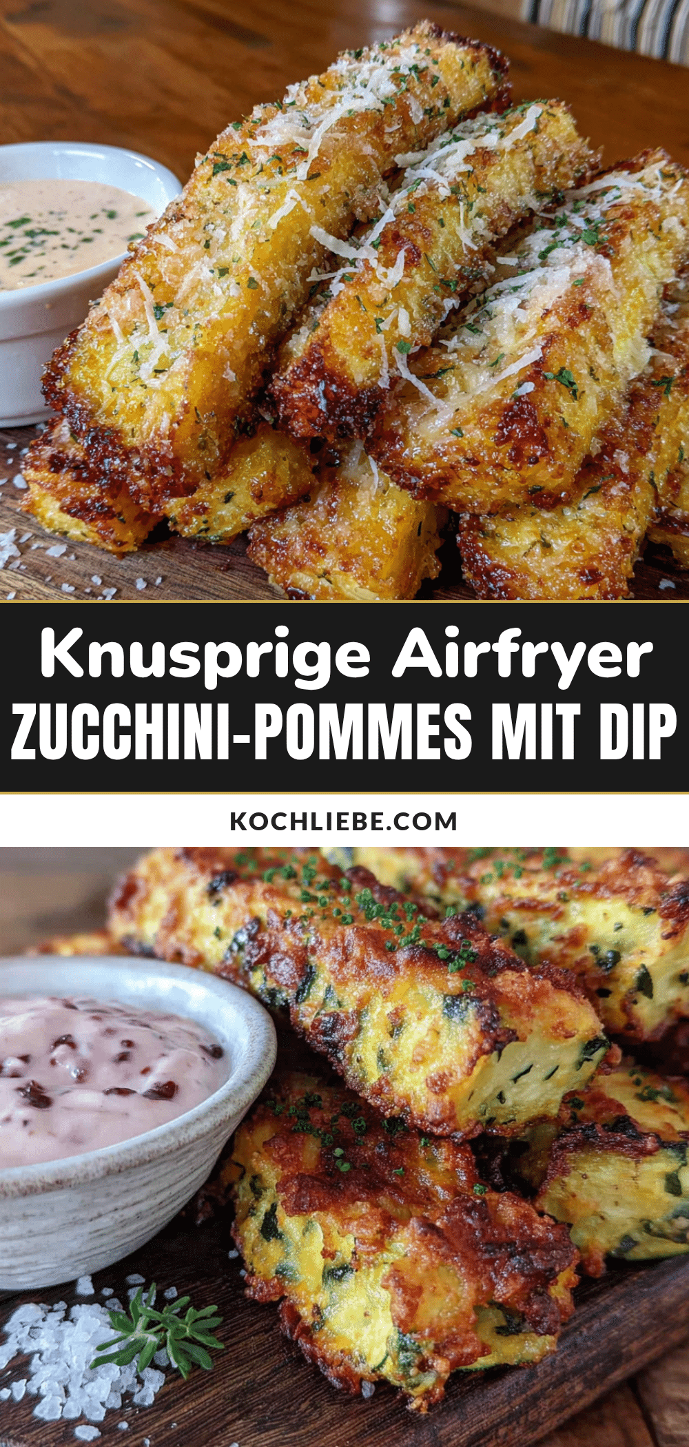 Airfryer Zucchini-Pommes recipe