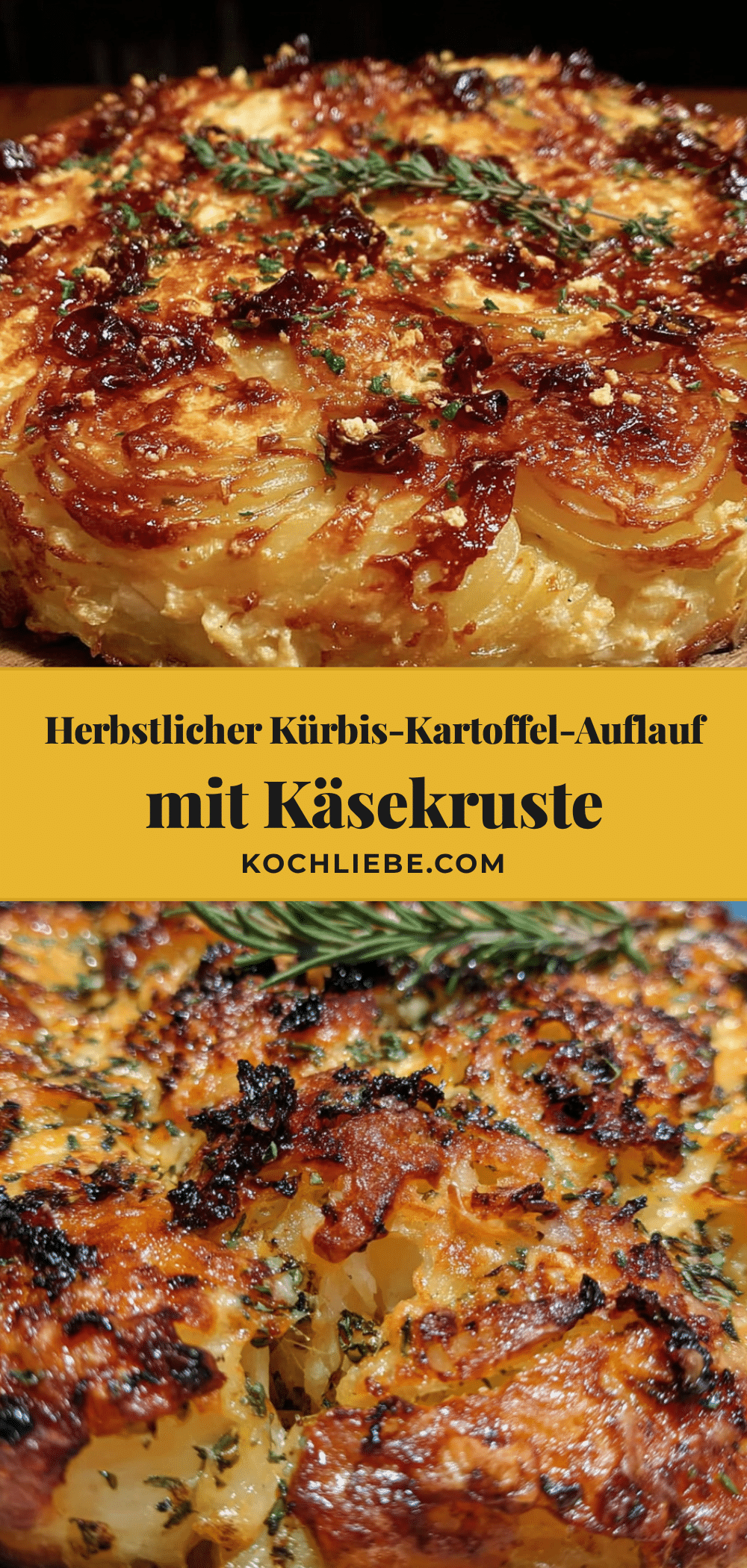 Bester Cremiger Kürbis-Kartoffel-Auflauf recipe
