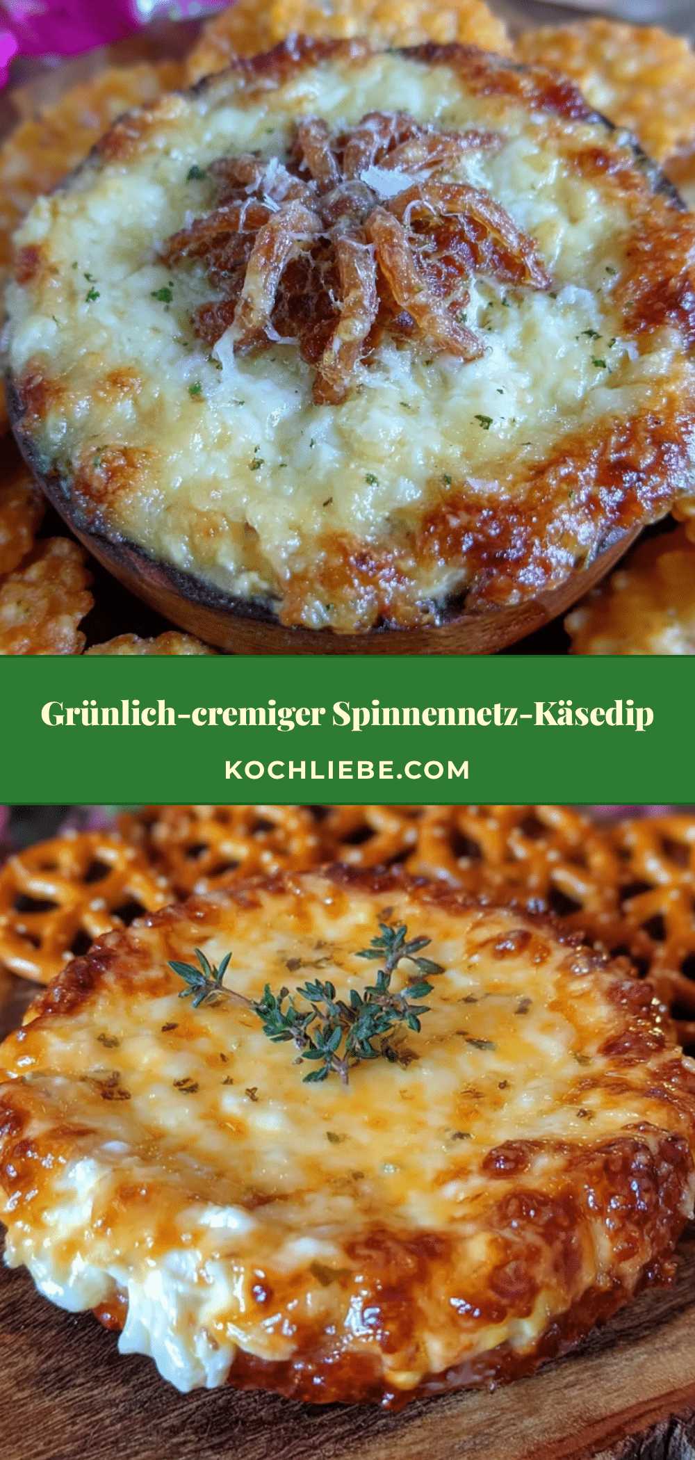 Bester Spinnennetz-Käsedip für Halloween recipe