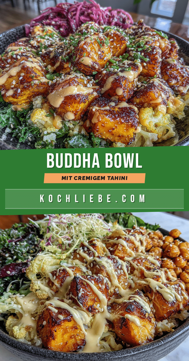 Buddha Bowl mit geröstetem Kürbis recipe