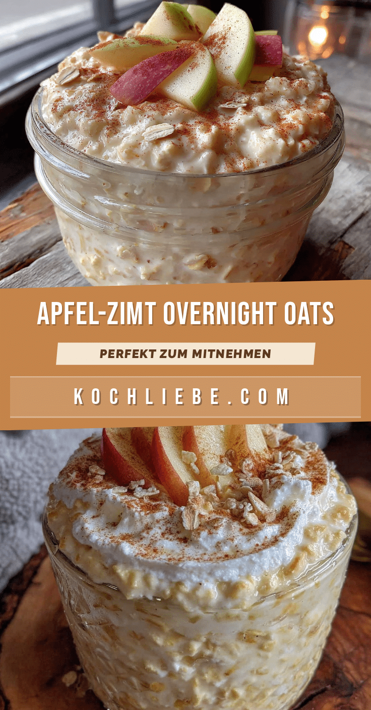 Cremige Apfel-Zimt Overnight Oats recipe