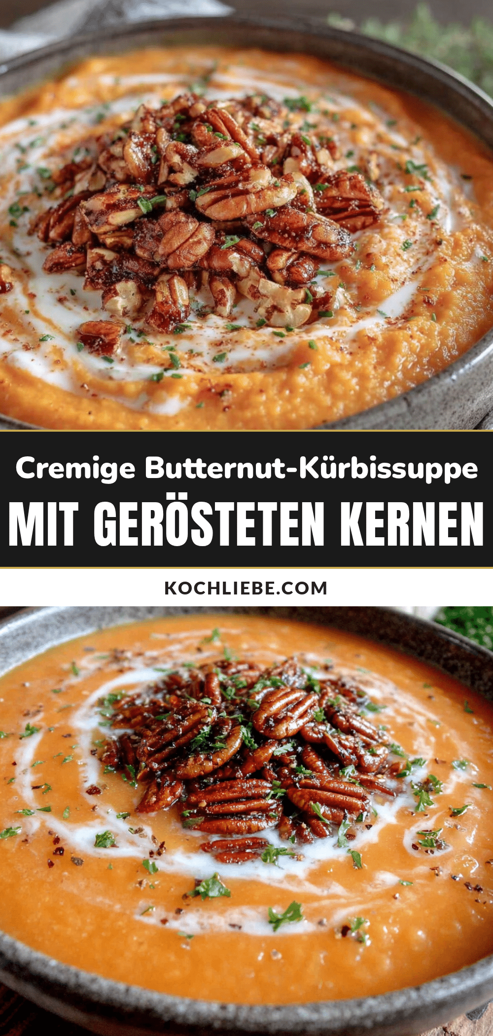 cremige Butternut-Kürbissuppe recipe