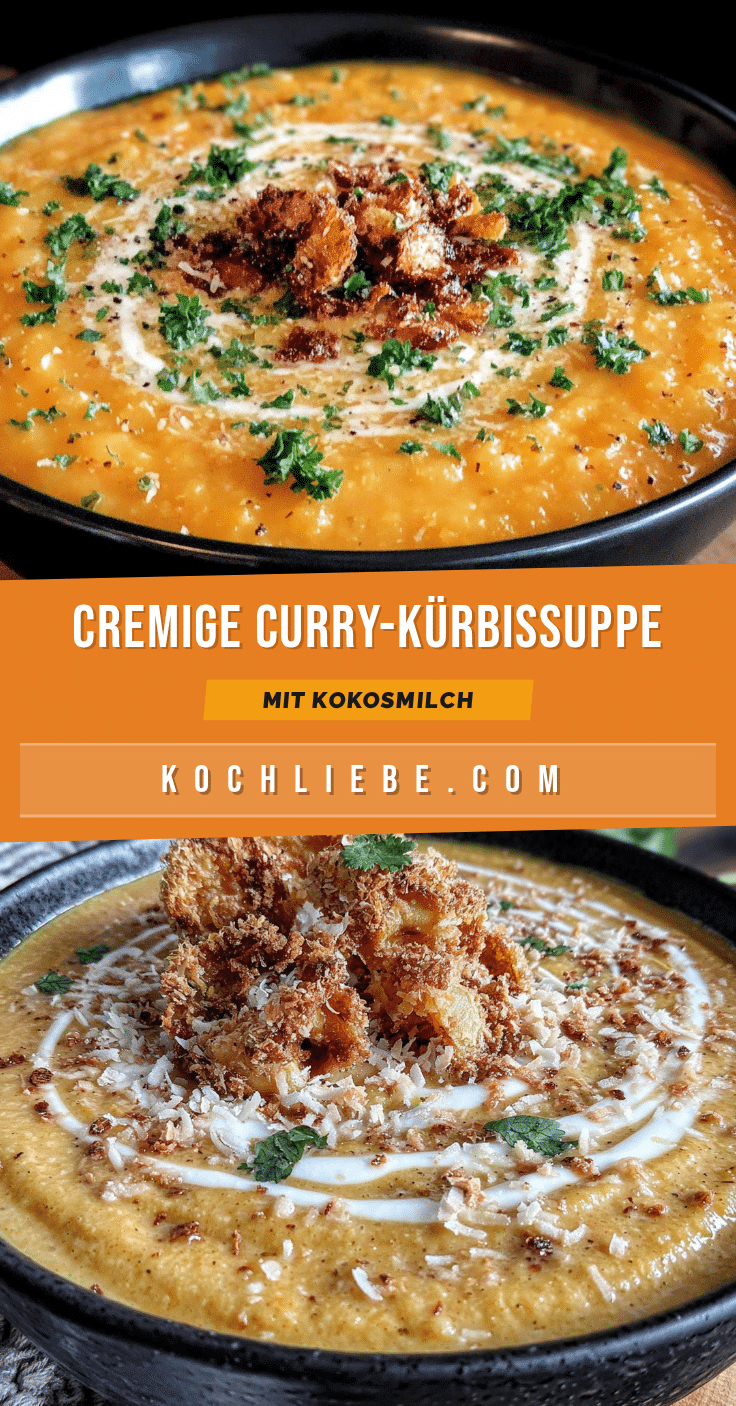 Cremige Hokkaido-Kürbis-Suppe mit Curry recipe
