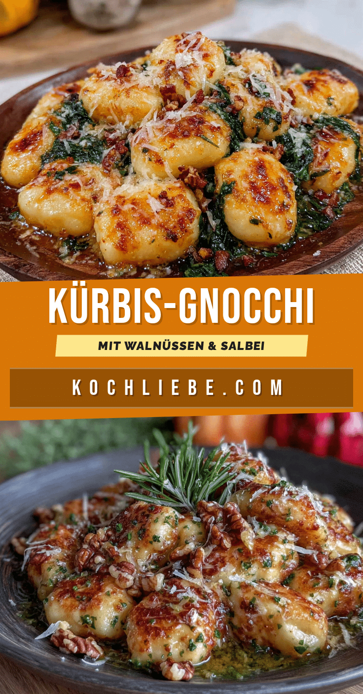 Cremige Kürbis-Gnocchi mit Salbei-Butter recipe
