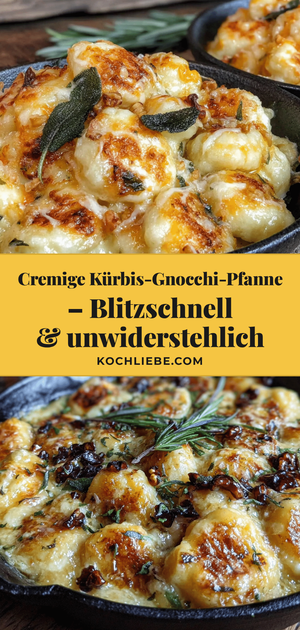 cremige Kürbis-Gnocchi-Pfanne recipe