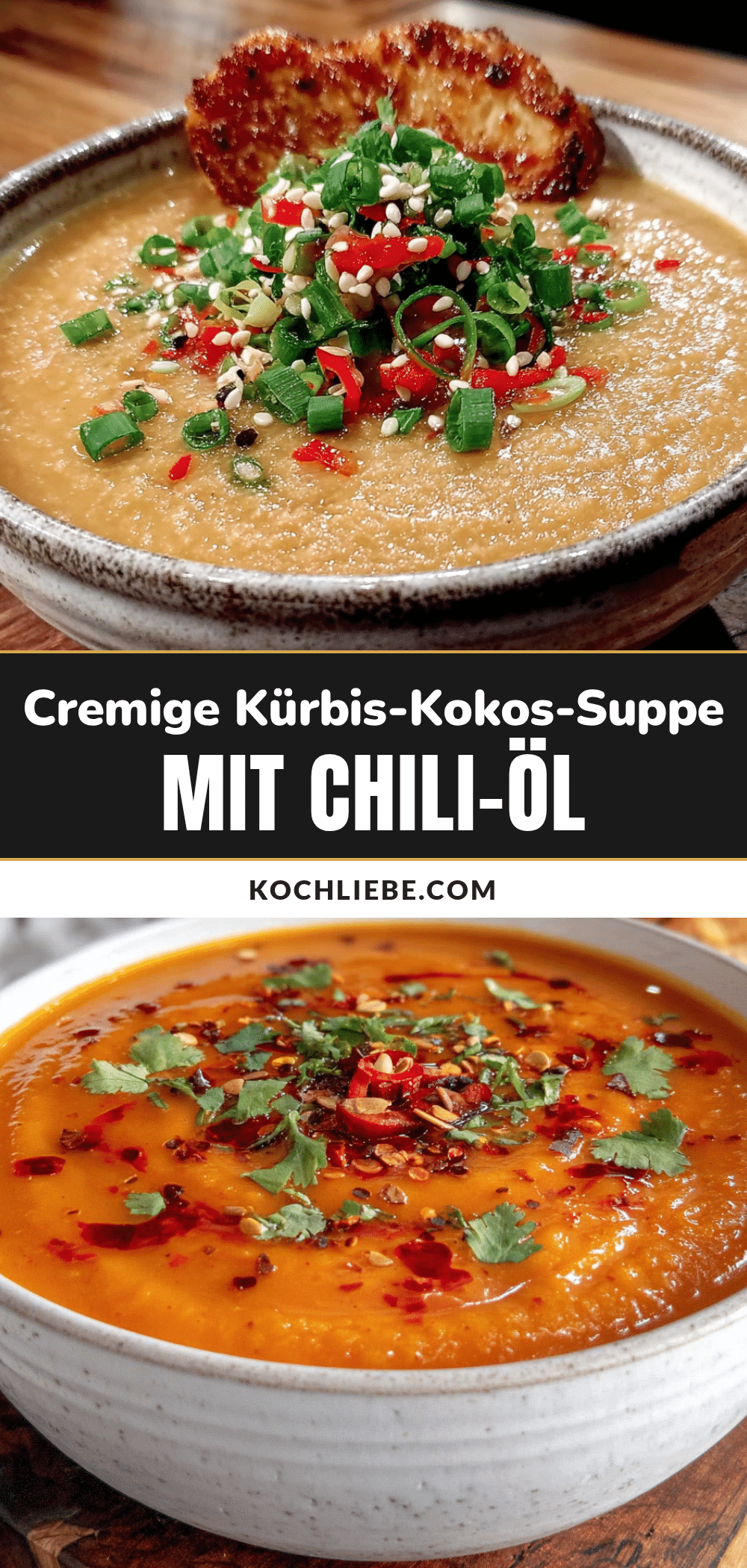 cremige Kürbis-Kokos-Suppe recipe