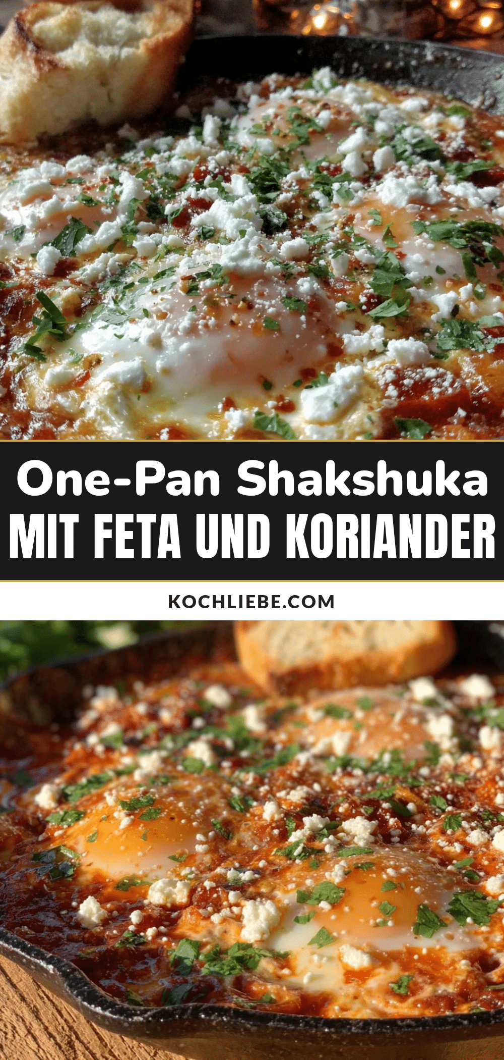 Cremige One-Pan Shakshuka mit Feta recipe
