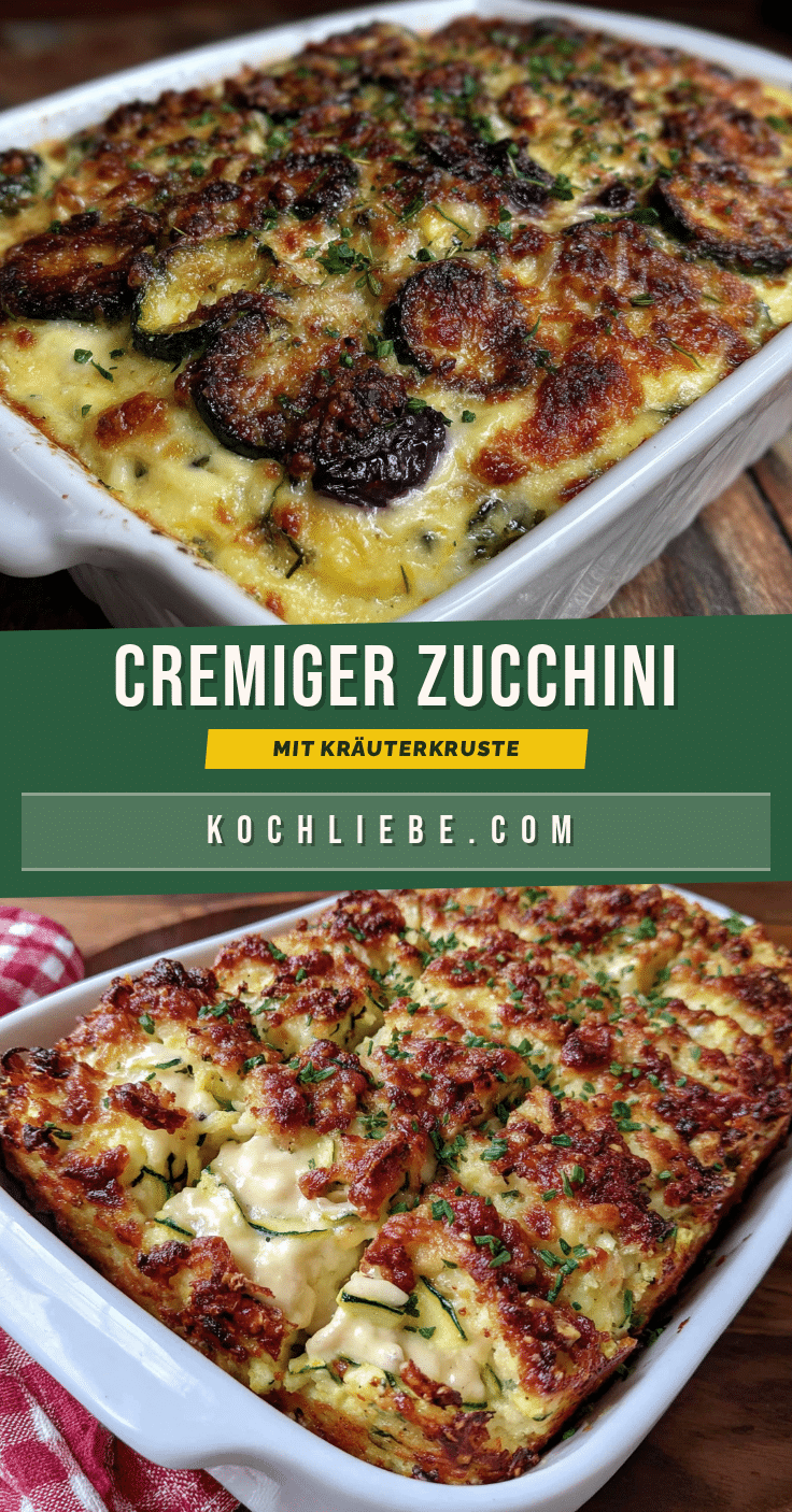 Cremiger Zucchini-Frischkäse-Auflauf recipe