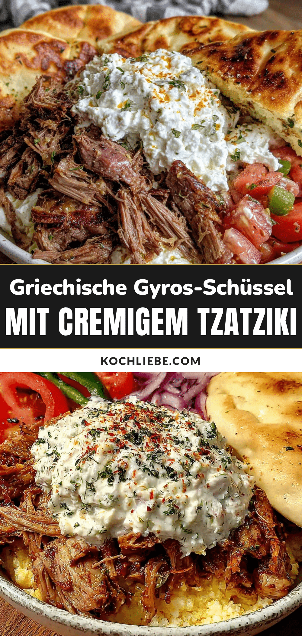 Cremiges Gyros-Schüssel-Rezept recipe