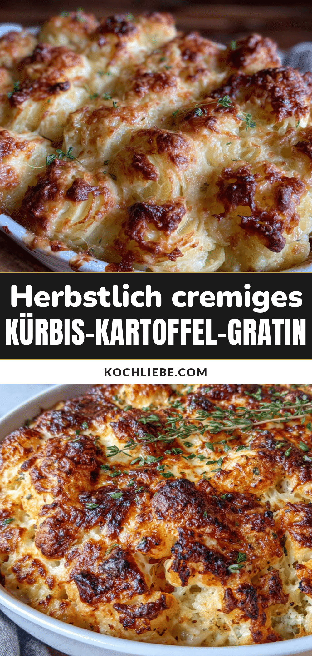 Cremiges Kürbis-Kartoffel-Gratin recipe