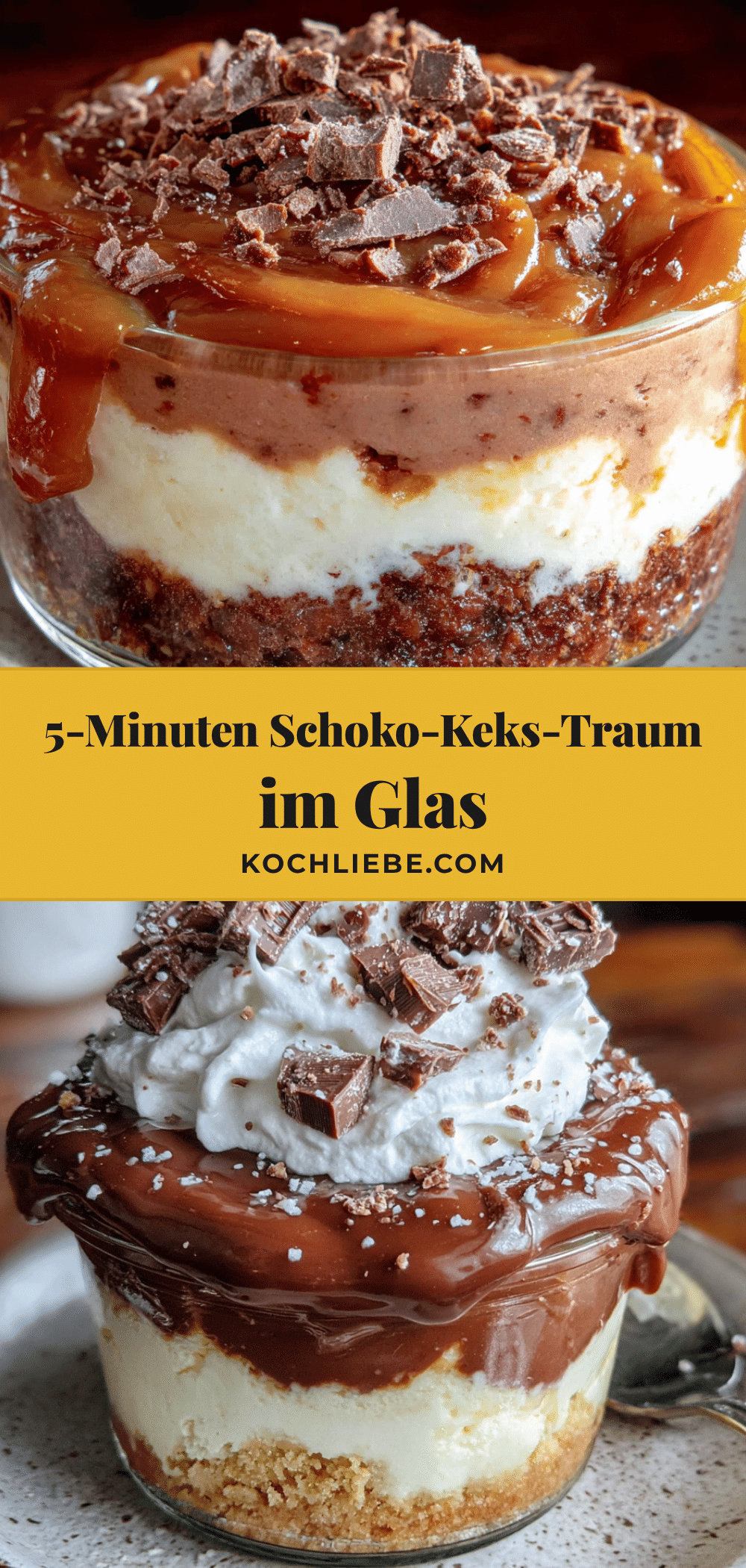Einfacher Schoko-Keks-Traum im Glas recipe