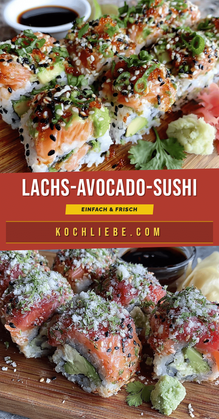 Einfaches Lachs-Avocado-Sushi recipe