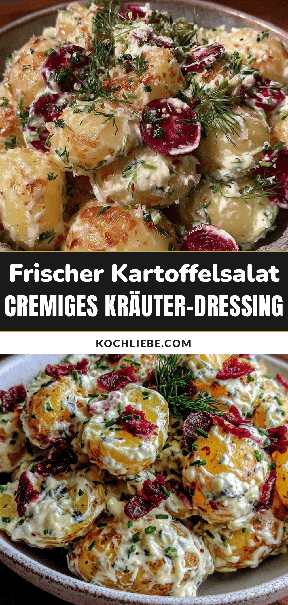 Frischer Kartoffelsalat mit cremigem Kräuter-Joghurt-Dressing recipe