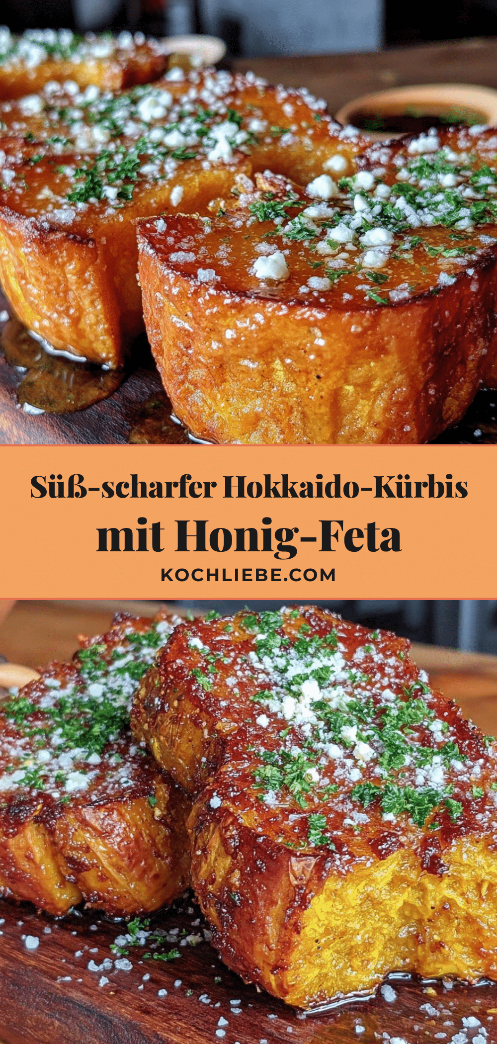 gebackener Hokkaido-Kürbis mit Feta recipe