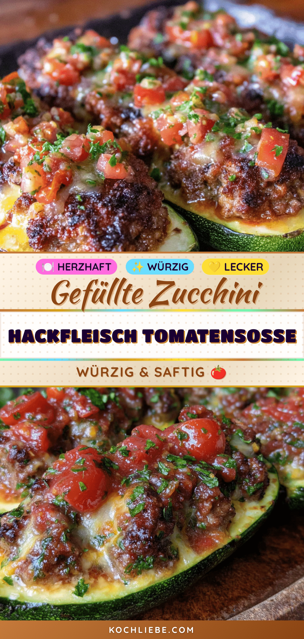 gefüllte zucchini mit hackfleisch recipe