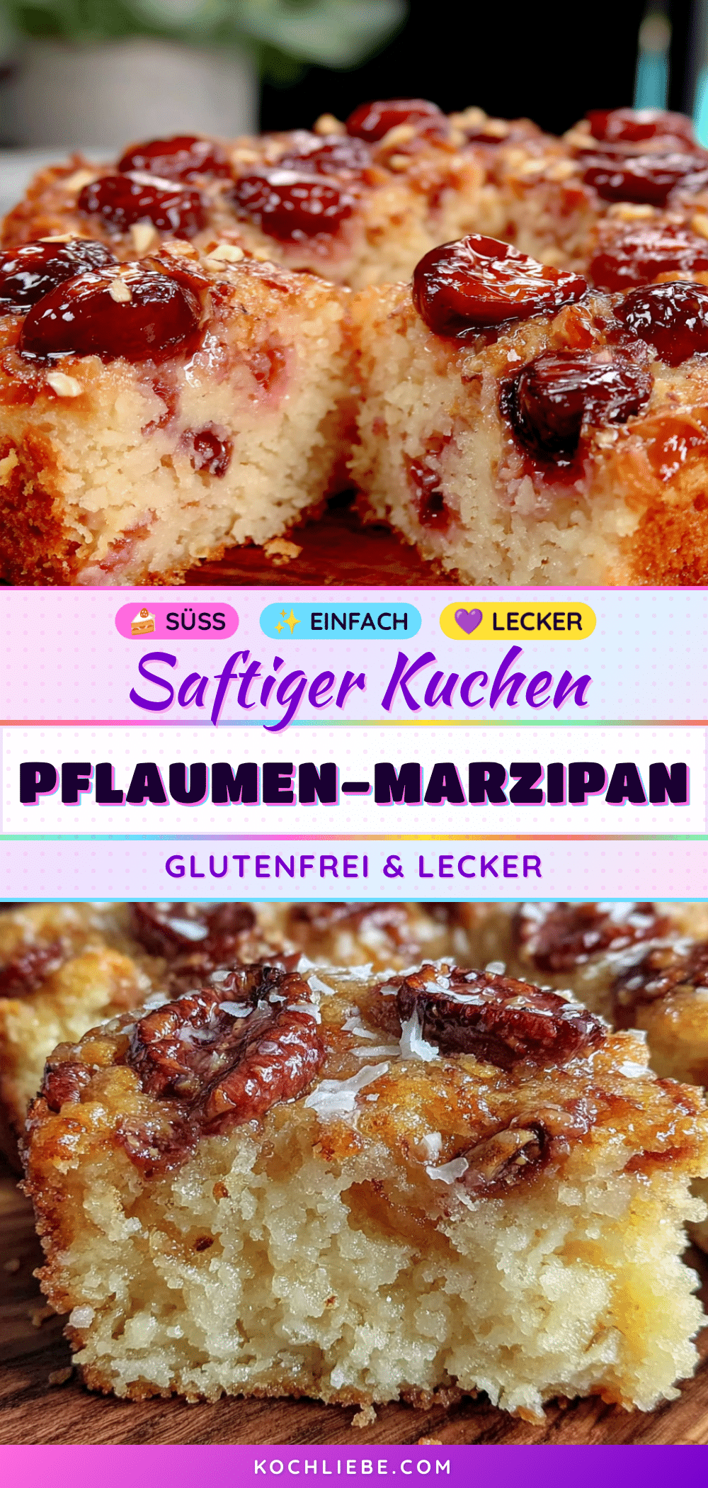 glutenfreier pflaumenkuchen mit marzipan recipe