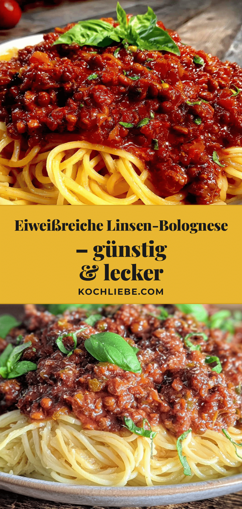 günstige Linsen-Bolognese recipe