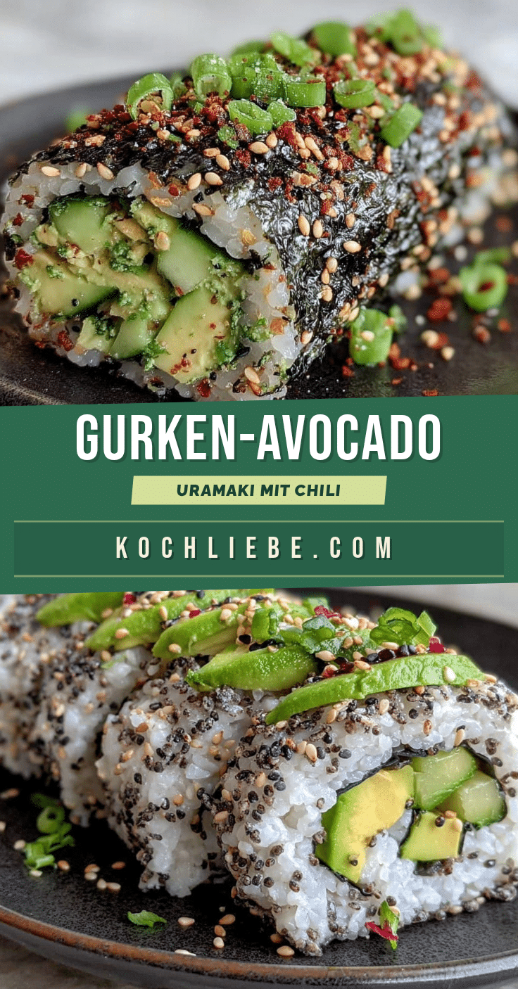 Gurken-Avocado-Uramaki recipe
