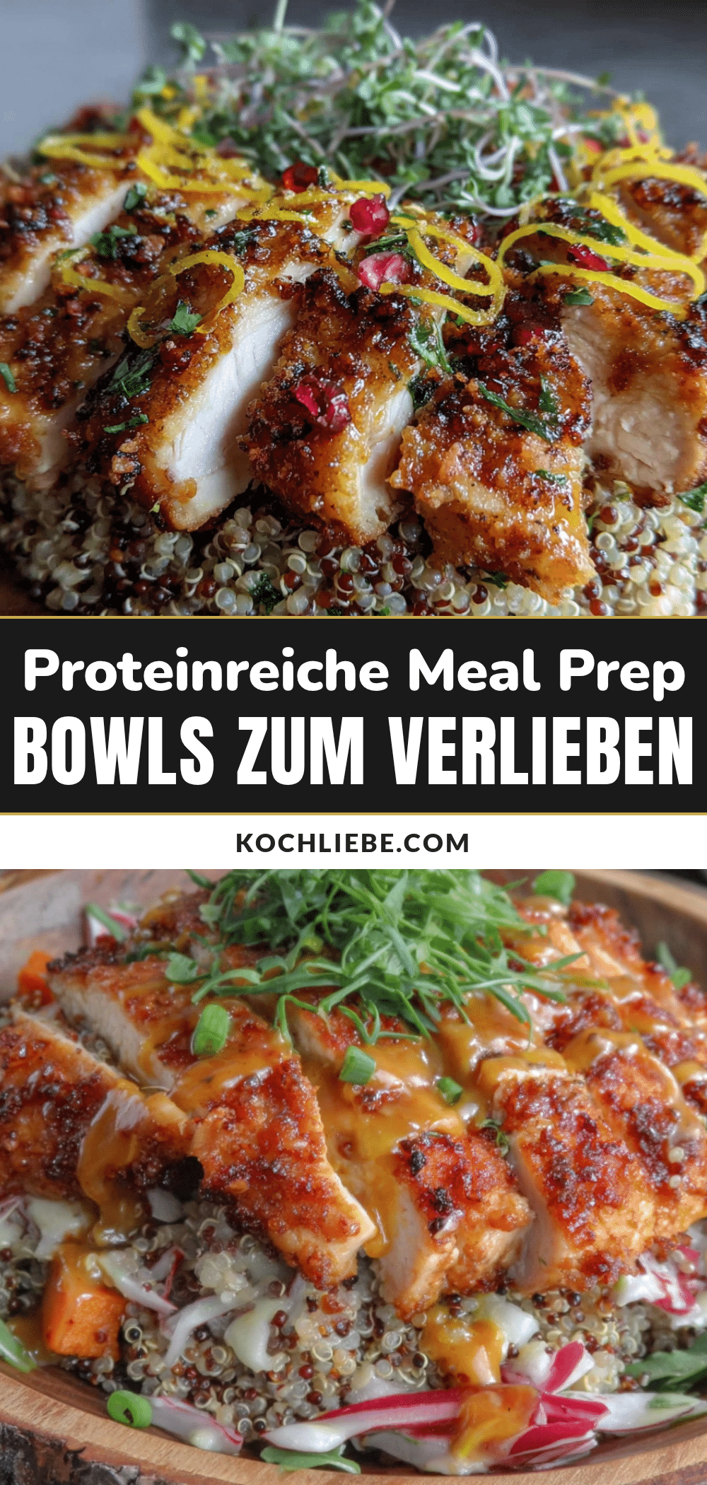 Hähnchen-Quinoa-Bowls Meal Prep recipe