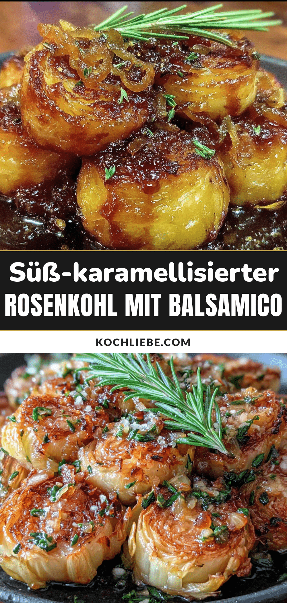 karamellisierter Rosenkohl mit Balsamico und Honig recipe