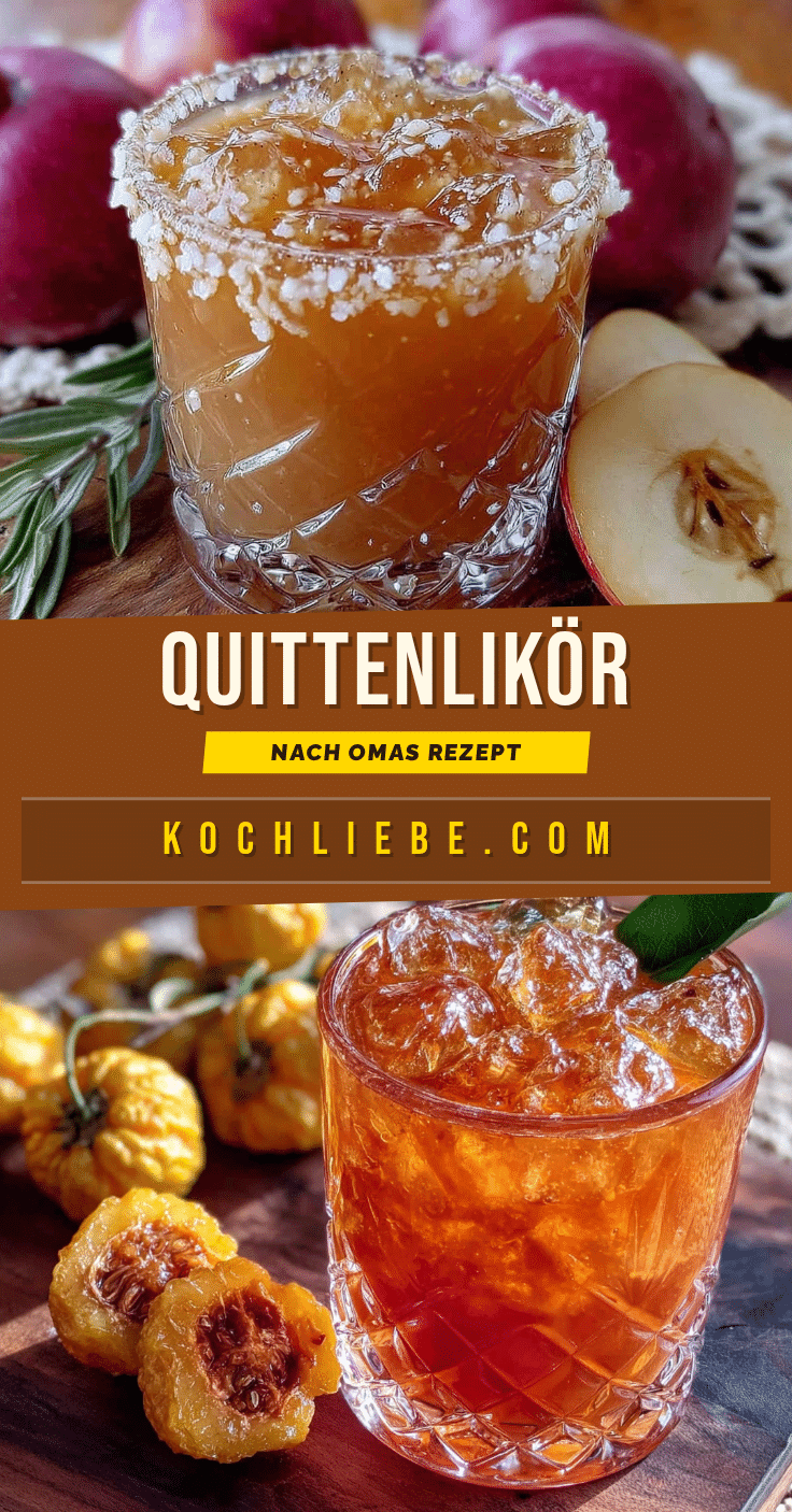 Klassischer Quittenlikör nach Omas Rezept recipe