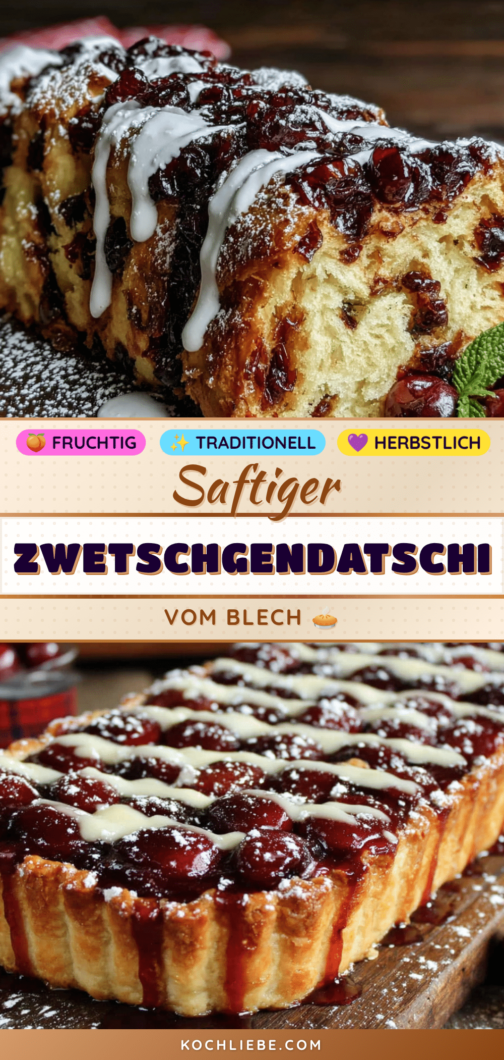 Klassischer Zwetschgendatschi mit Hefeteig recipe