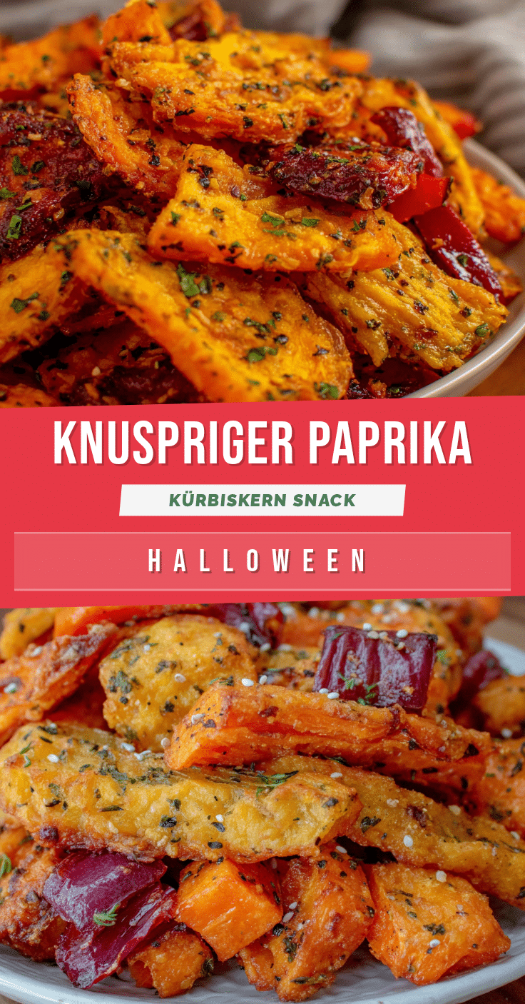 Knusprige Kürbiskern-Snacks mit Paprika recipe
