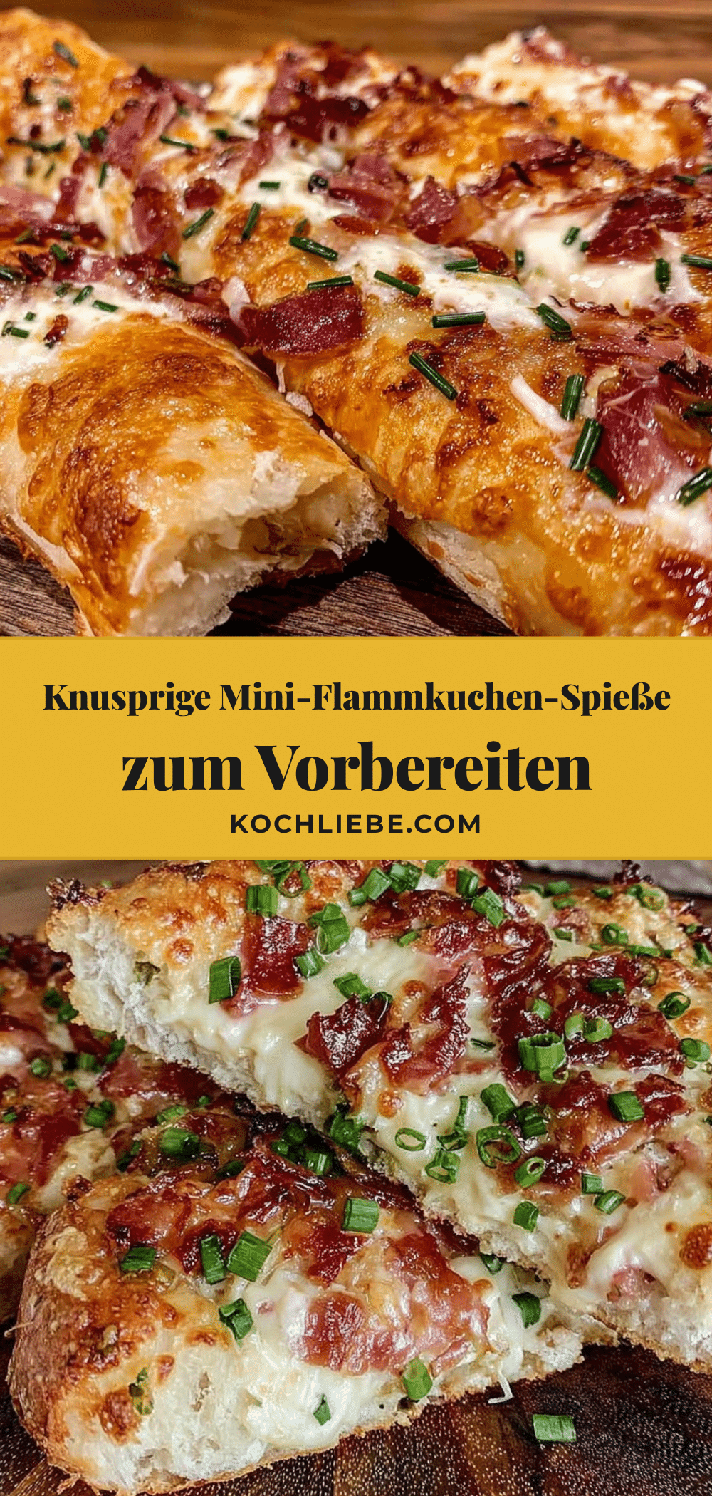 Knusprige Mini-Flammkuchen-Spieße zum Vorbereiten recipe