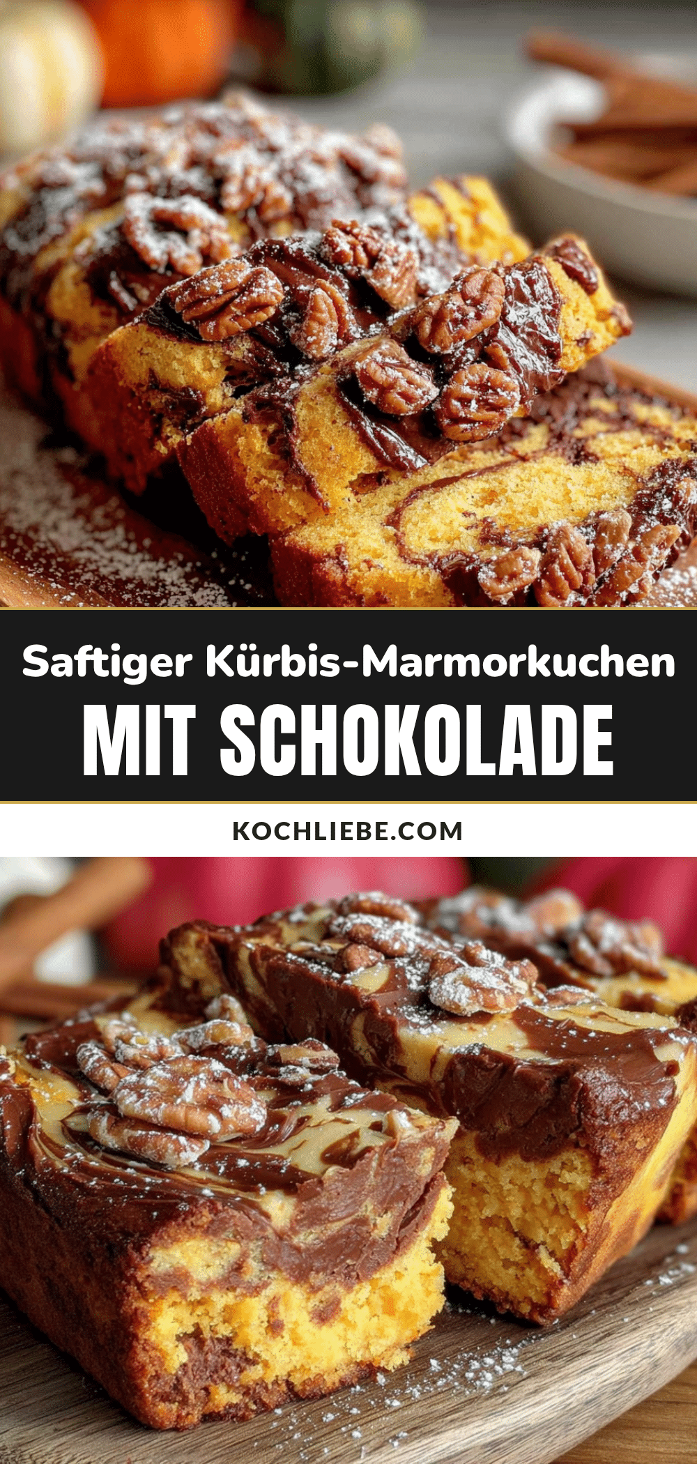 Kürbis-Marmorkuchen recipe