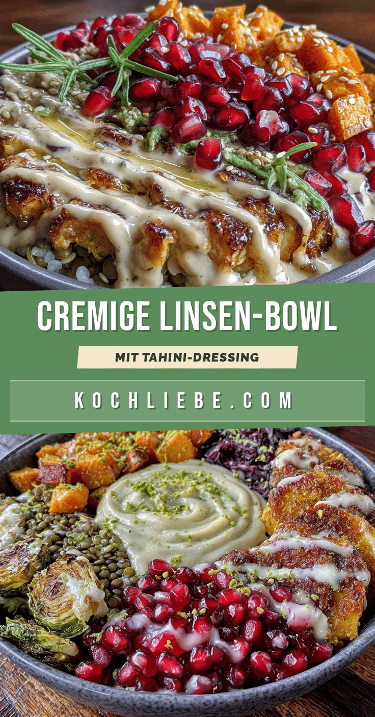 Linsen-Bowl mit Tahini-Dressing recipe