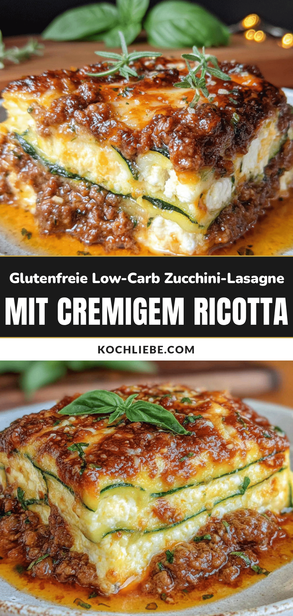 Low-Carb Zucchini-Lasagne recipe