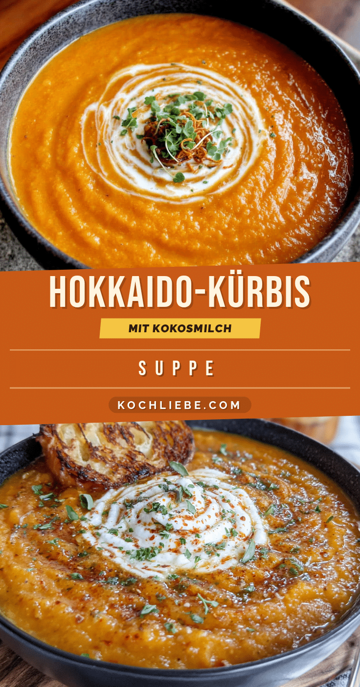 Perfekte Cremige Hokkaido-Kürbissuppe mit Kokosmilch recipe