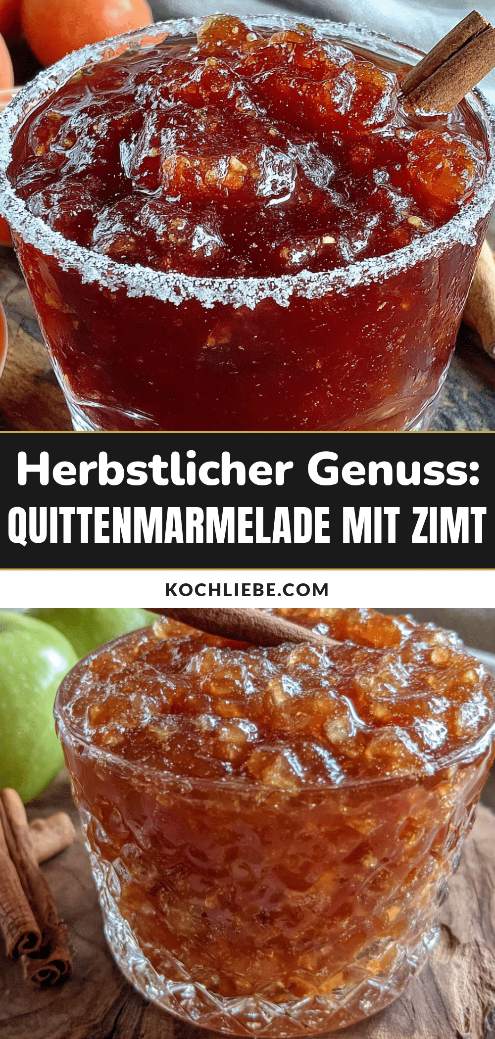 Quittenmarmelade mit Zimt recipe