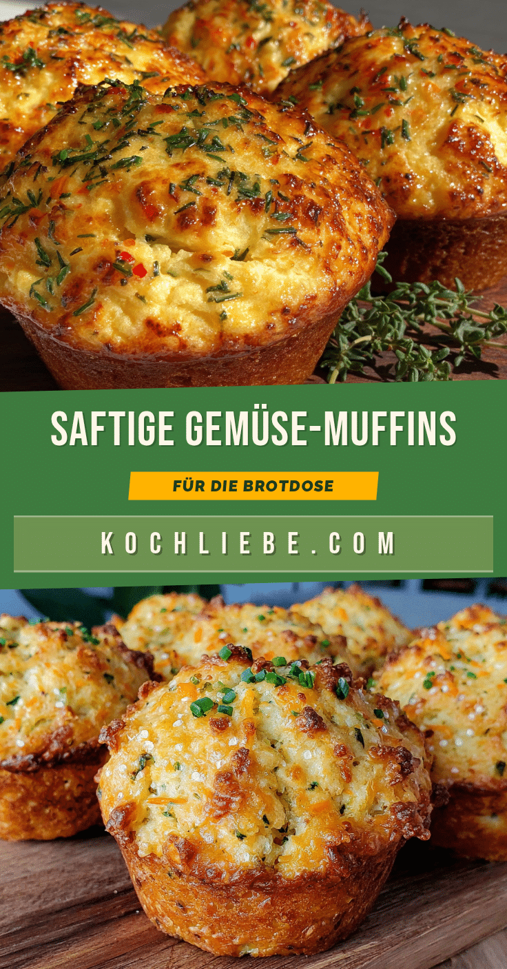 Saftige Gemüse-Muffins für die Brotdose recipe
