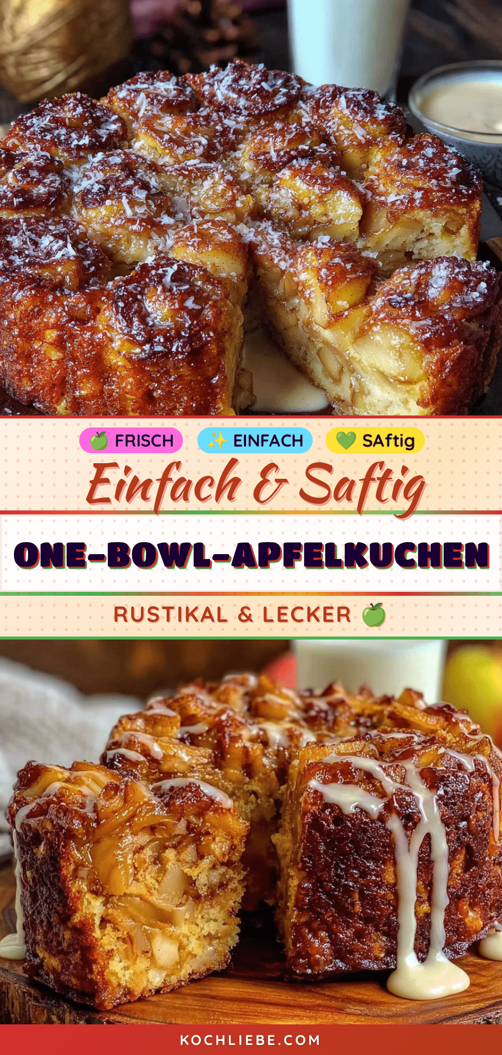 Saftiger One-Bowl-Apfelkuchen recipe