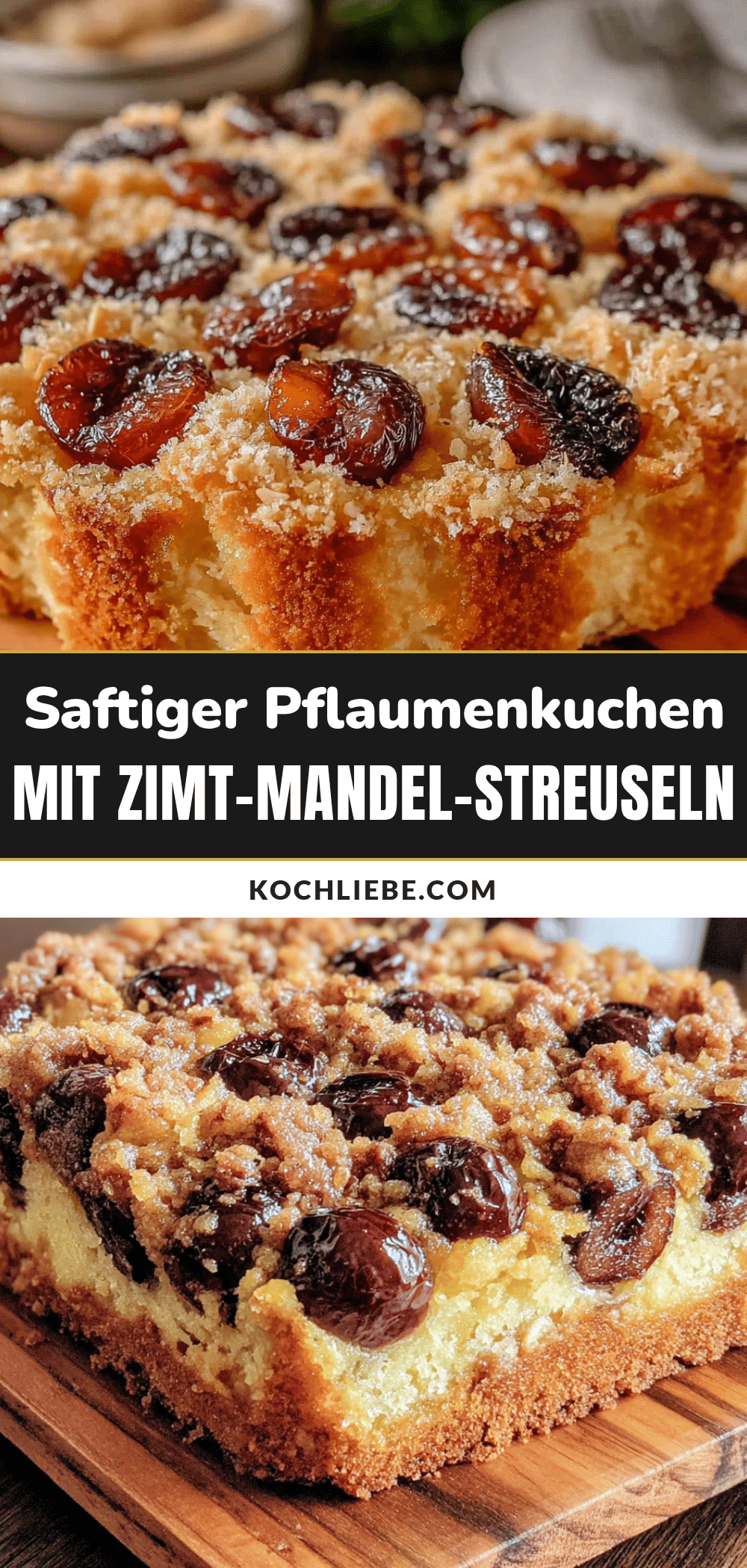Saftiger Pflaumenkuchen vom Blech recipe