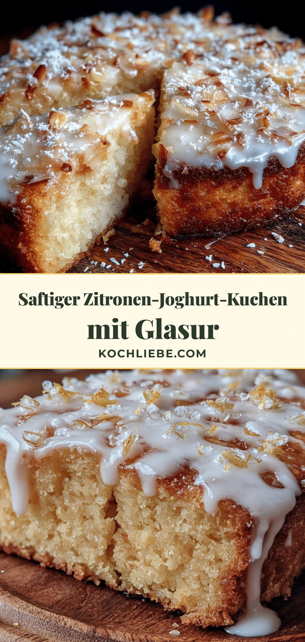 Saftiger Zitronen-Joghurt-Kuchen recipe