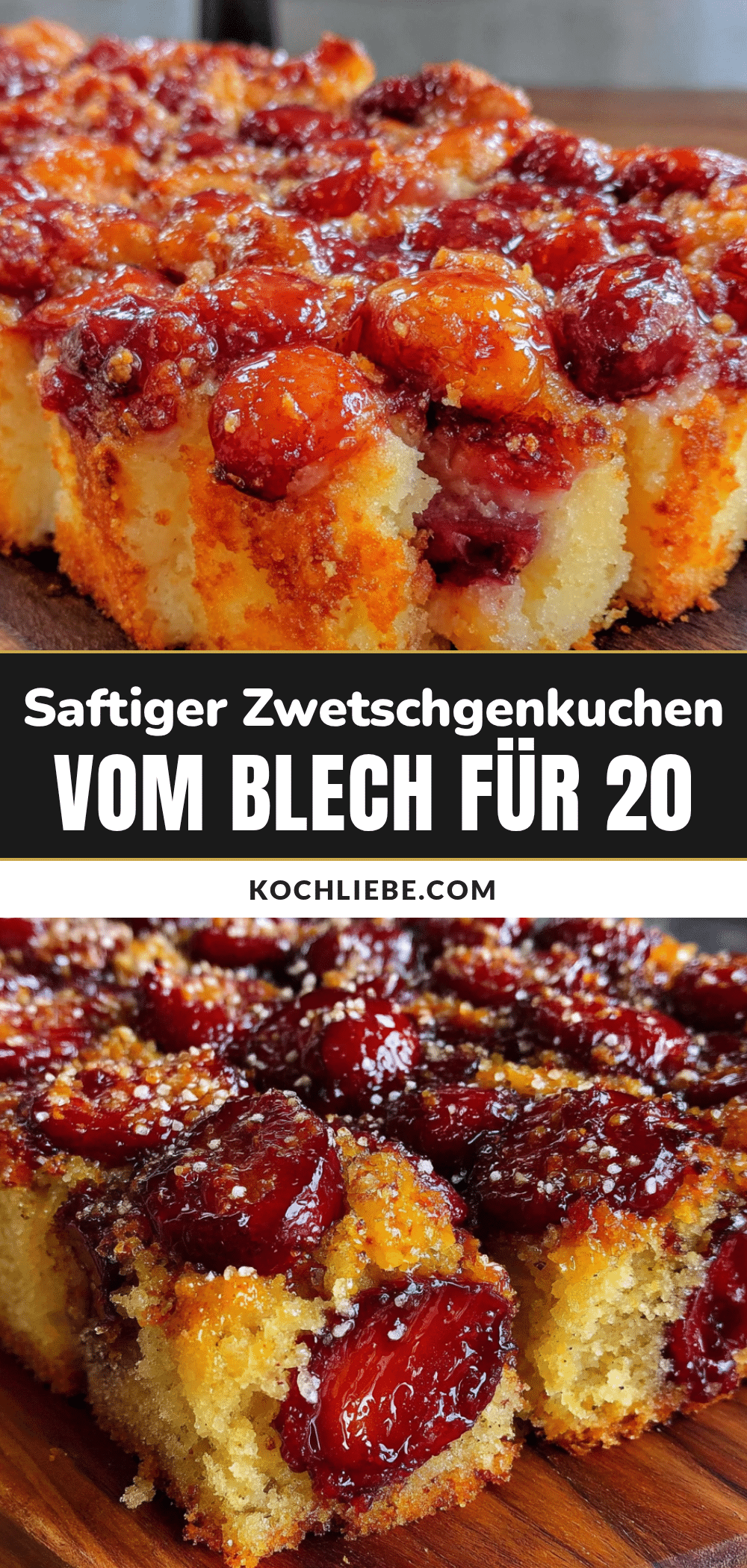 saftiger Zwetschgenkuchen vom Blech recipe