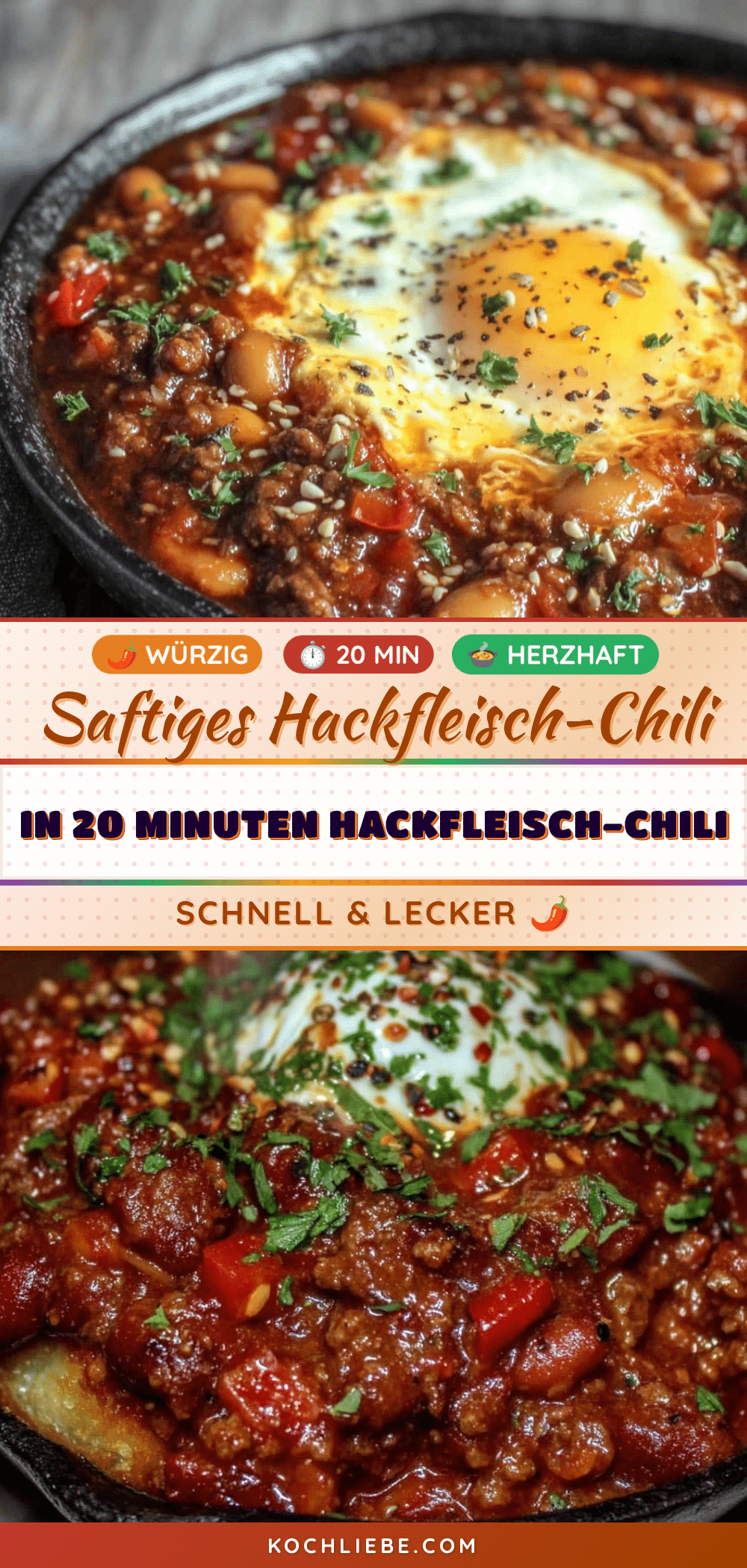 Schnelles Hackfleisch-Chili recipe