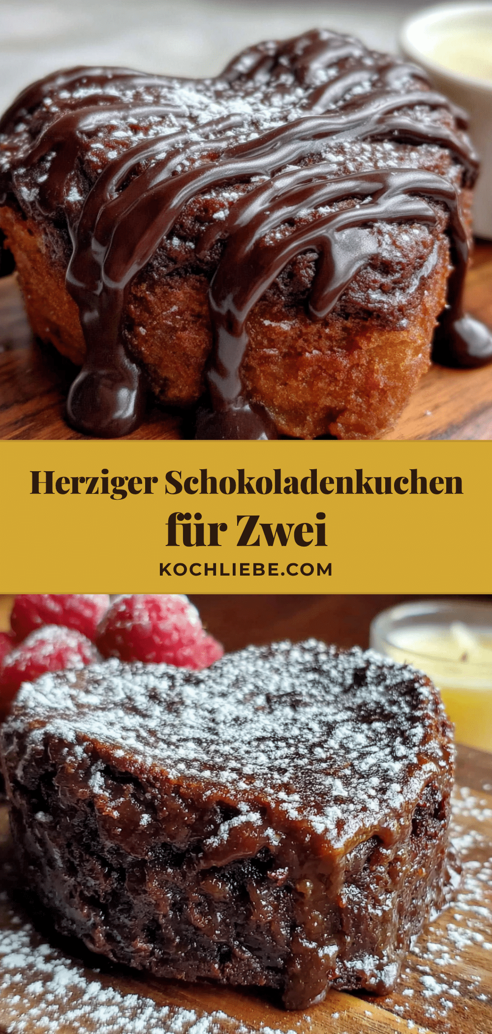 Schokoladenkuchen für zwei recipe