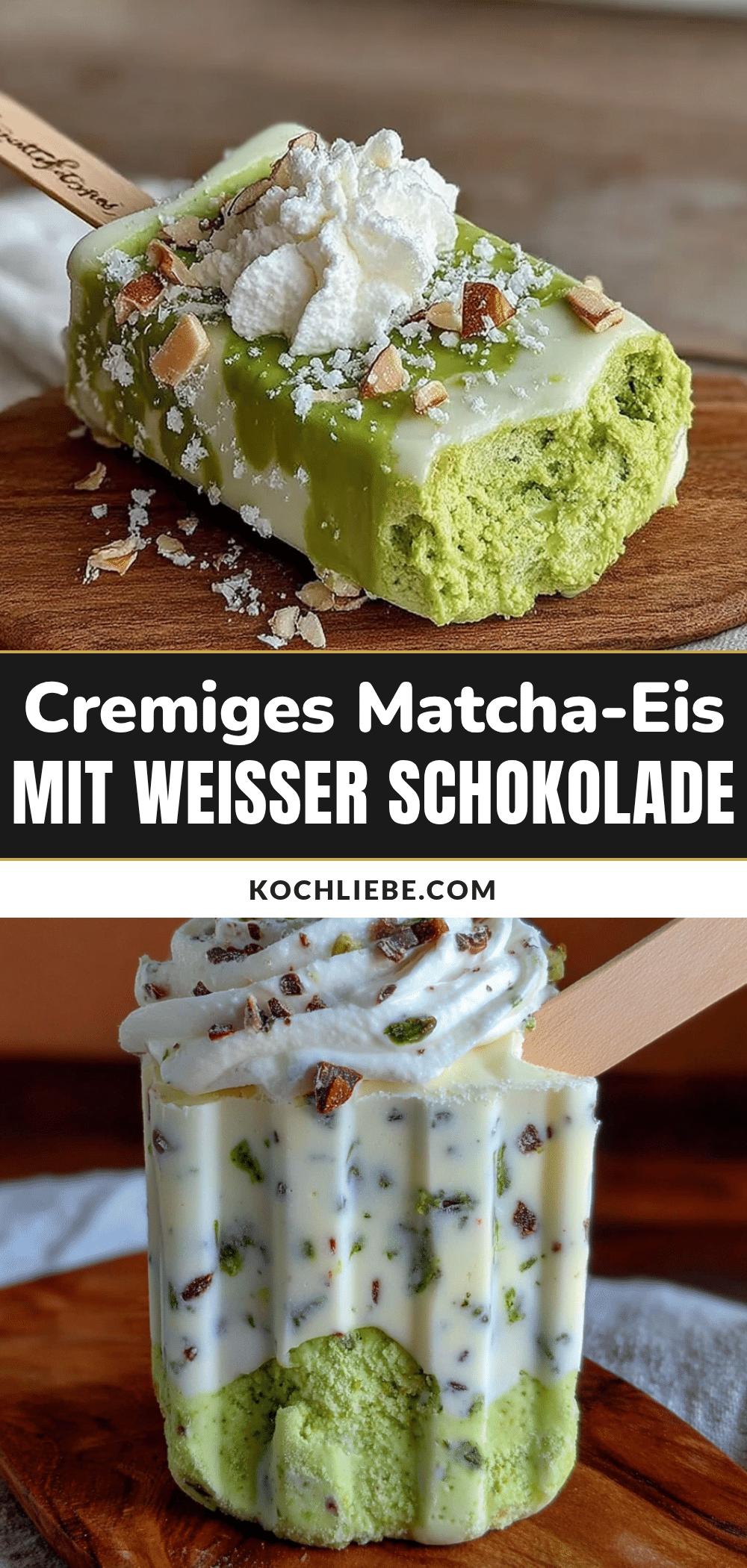 veganes matcha-eis am stiel recipe