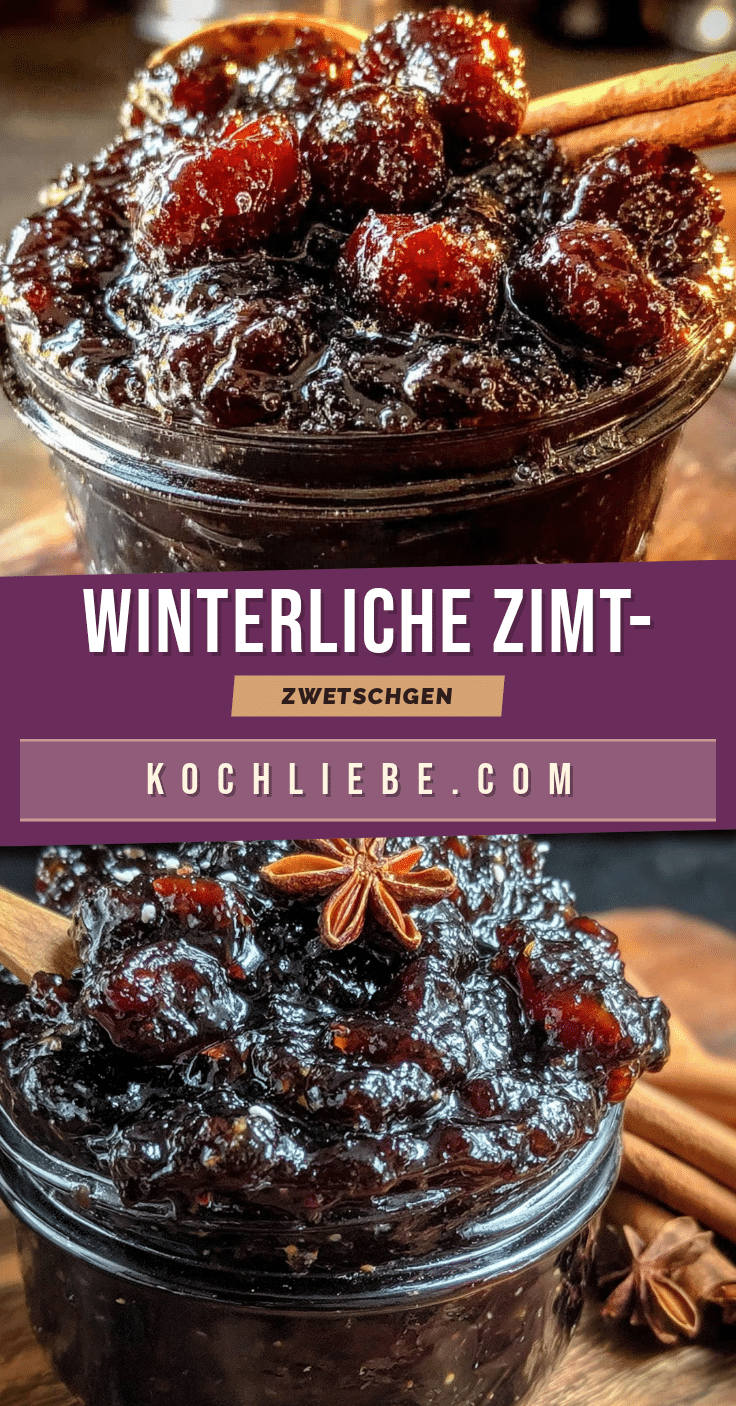 winterliche Zwetschgenmarmelade mit Zimt recipe
