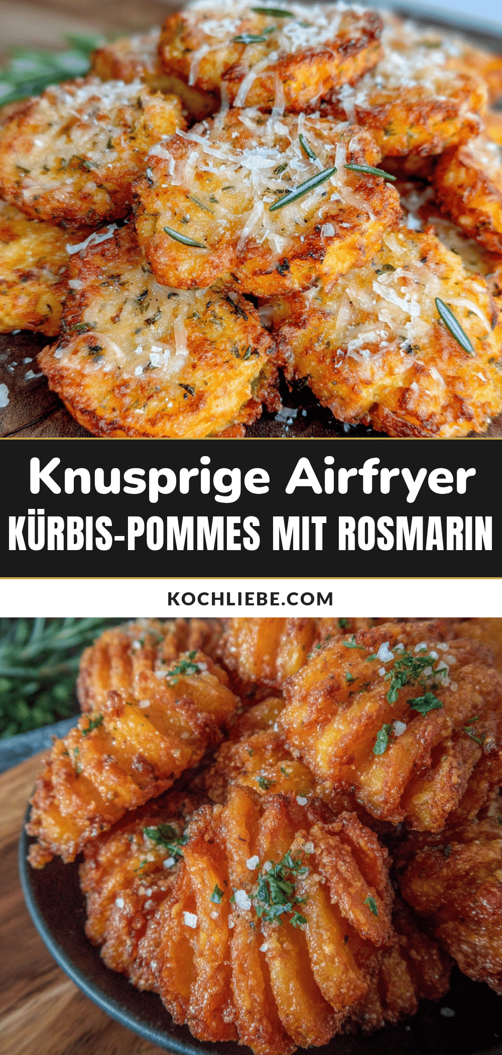 Airfryer Kürbis-Pommes recipe