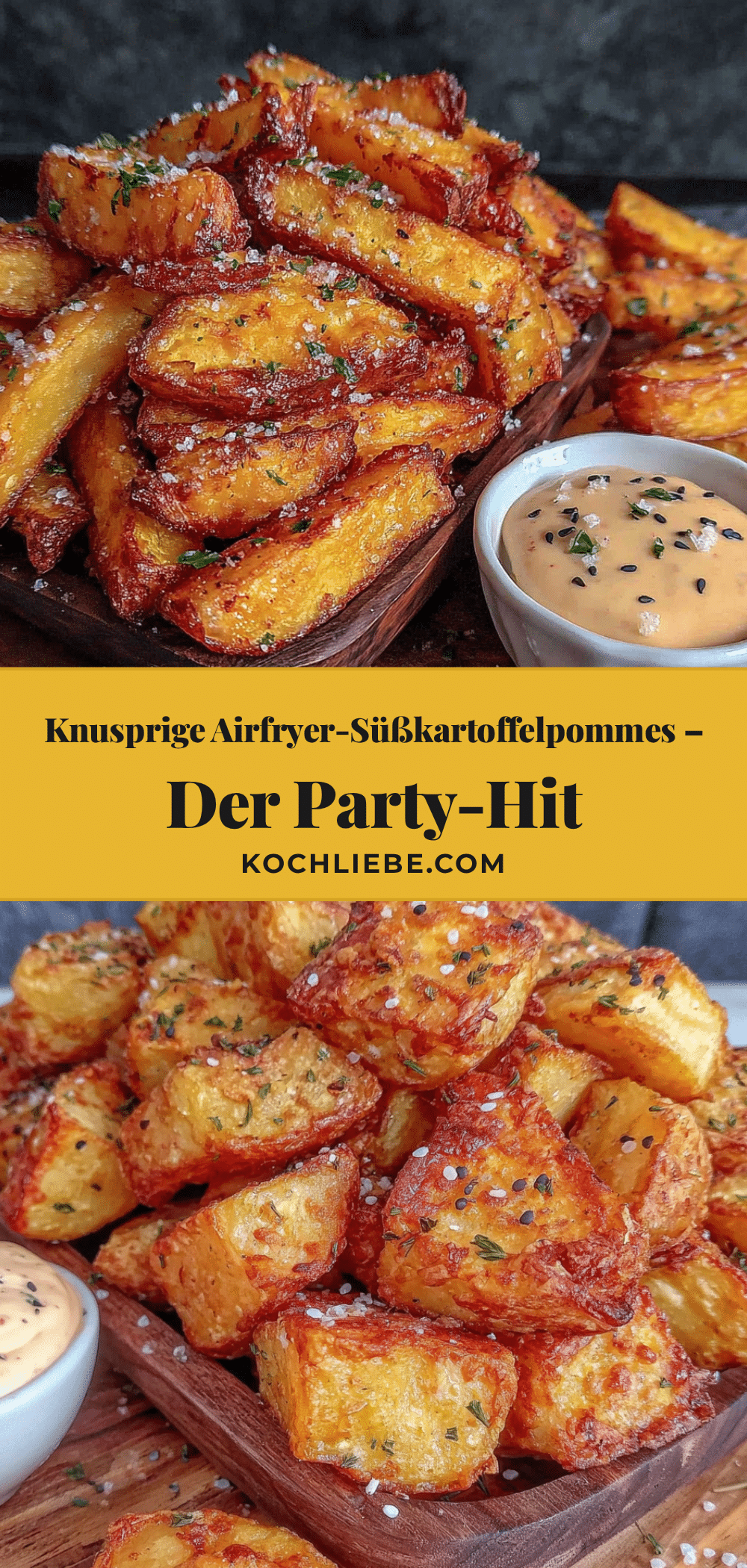 Airfryer-Süßkartoffelpommes recipe