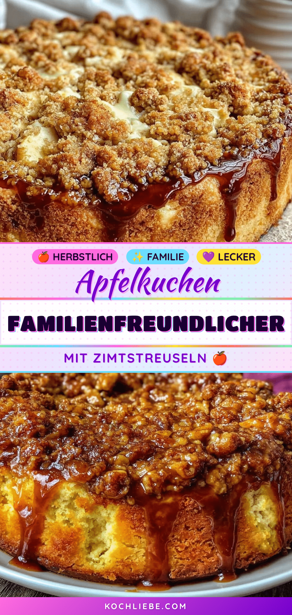 Apfelkuchen mit Zimtstreuseln recipe