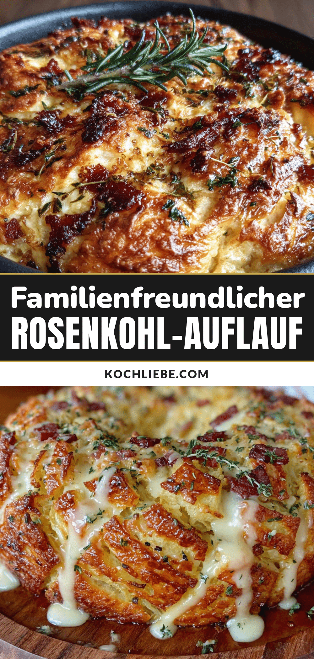 Bester Rosenkohl-Auflauf mit Speck und Bergkäse recipe
