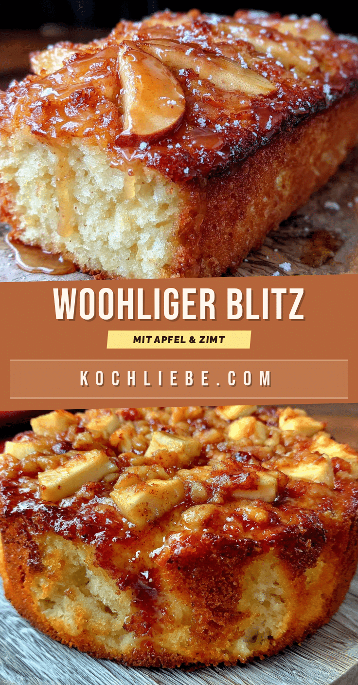 Blitzkuchen mit Apfel und Zimt recipe