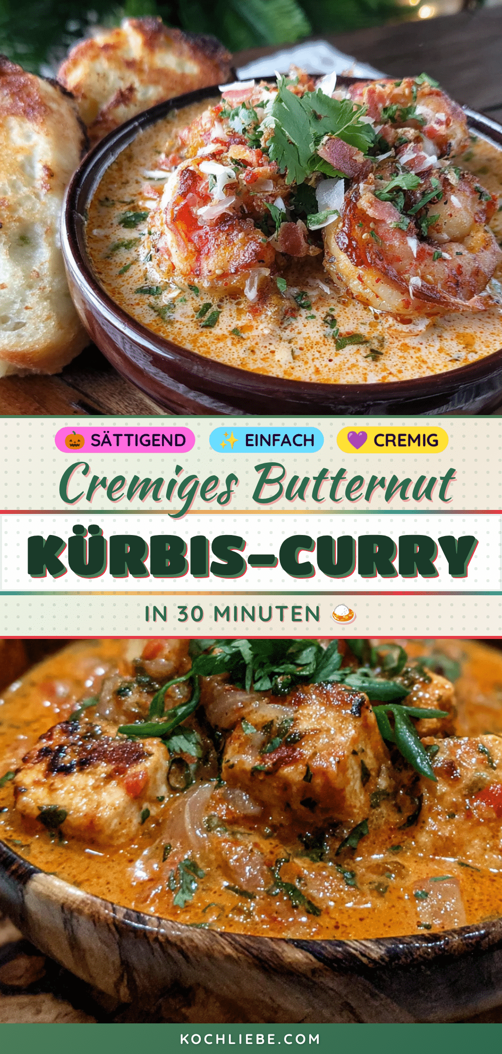cremiges Butternut-Kürbis-Curry recipe