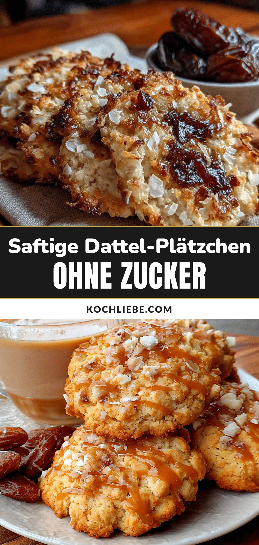 Dattel-Plätzchen ohne Zucker recipe